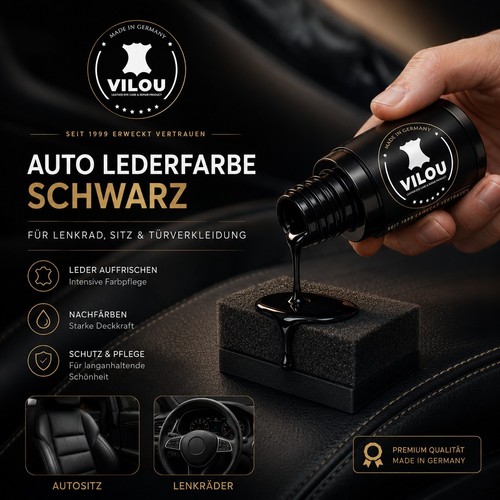 50ml lederfarbe schwarz - 50ml,